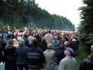 Gedenkstunde der Straßenverkehrsopfer auf der B96 am 04.06.05 auf Rügen