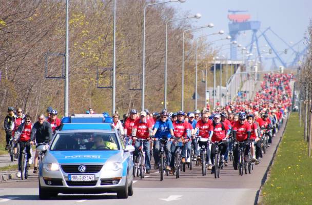 Fahrräder zu unterschiedlichen Anlässen in Rostock und Umgebung