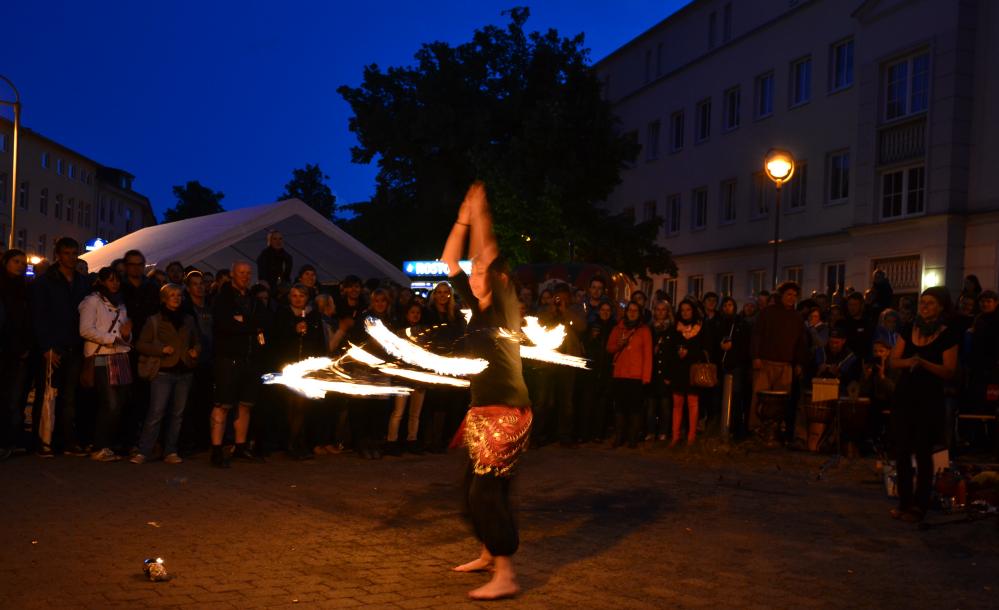 KTVlenzen 2012 - Feuershow zum Abschluß des KTV-Stadtteilfest