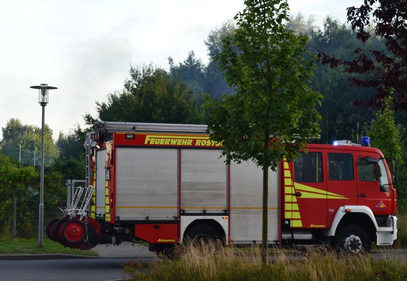 Brandstiftung kurz vor den Pyro Games 2012 in der Hansestadt Rostock