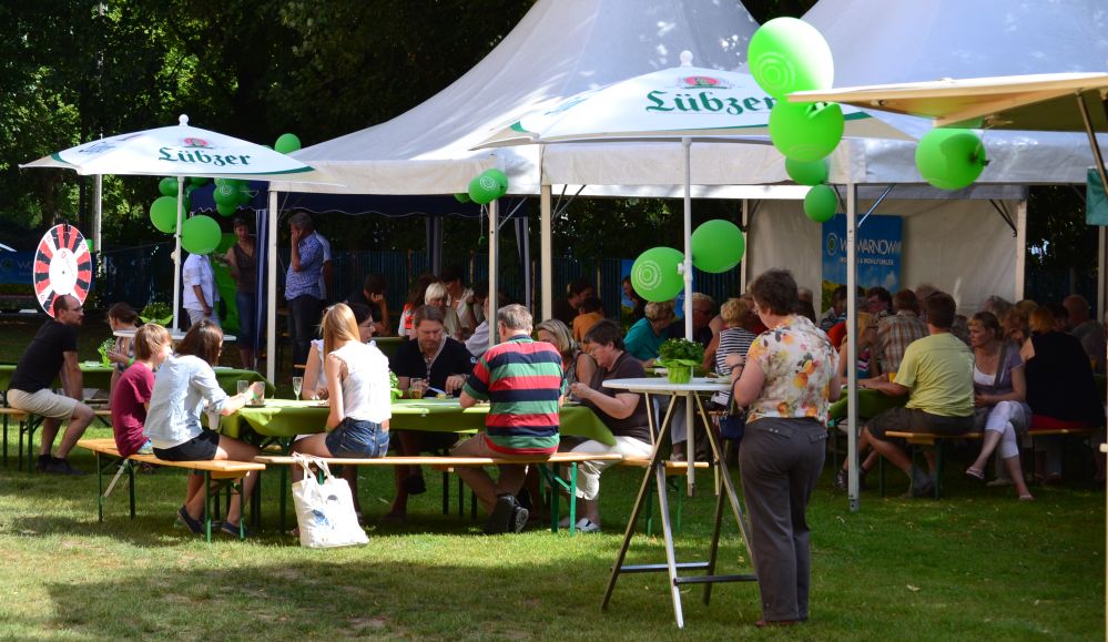 Sommerfest 2012 für Mieter der WG Warnow in Rostock - Reutershagen